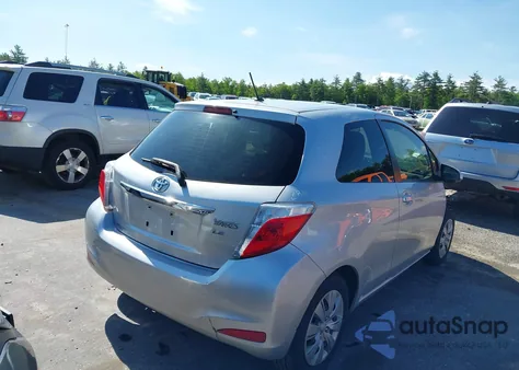 2012 Toyota Yaris Le из США, поврежденный, VIN JTDJTUD35CD540190